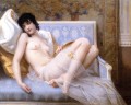 ソファの上の裸の若い女性 若いファムの裸婦ヌード ギョーム・セニャック